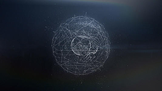三维立体全息地球HUD背景视频的预览图