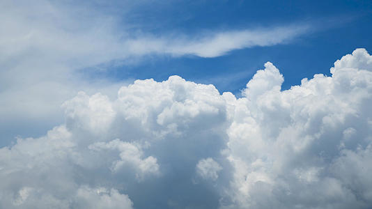 蓝天白云延时摄影4K视频的预览图