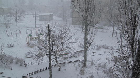 欧洲东部的降雪视频的预览图