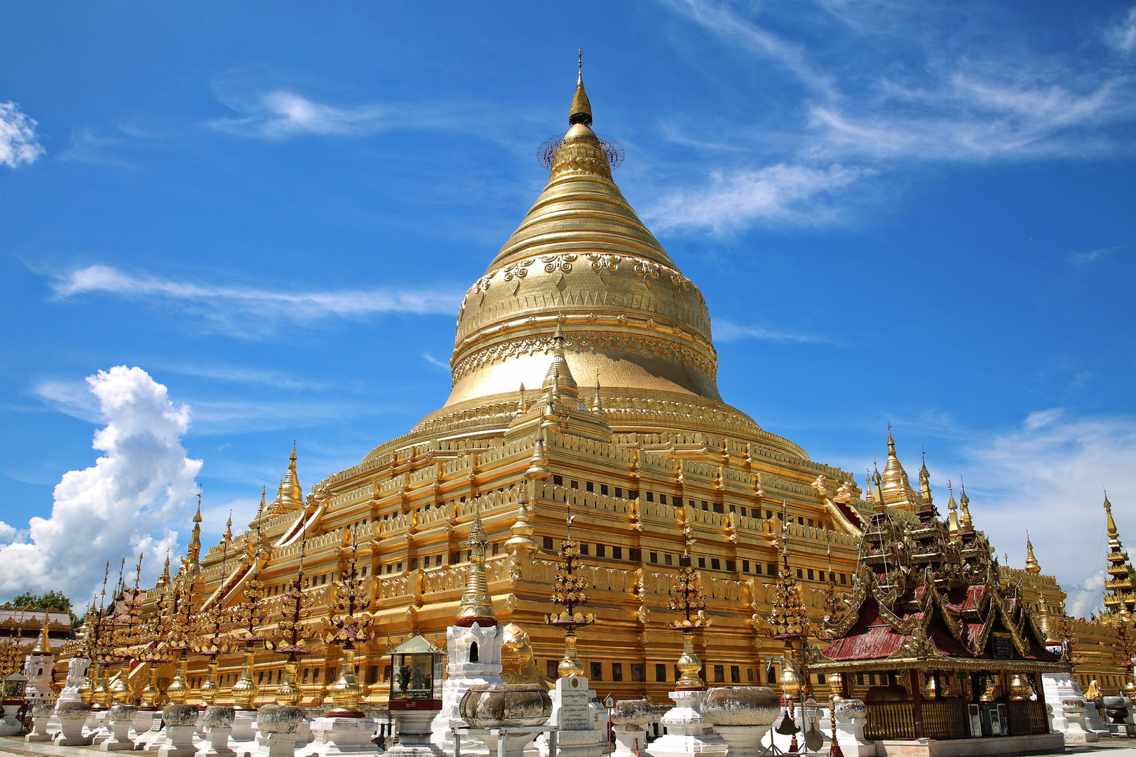 缅甸蒲甘大金塔视频的预览图