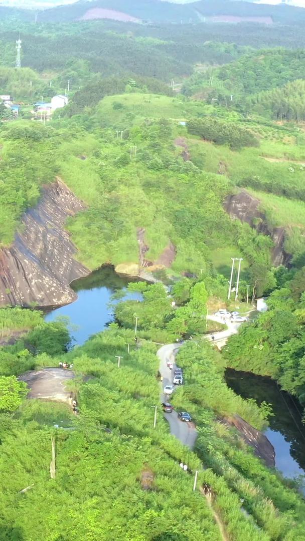 湖南高椅岭航拍自然风光湖南视频的预览图