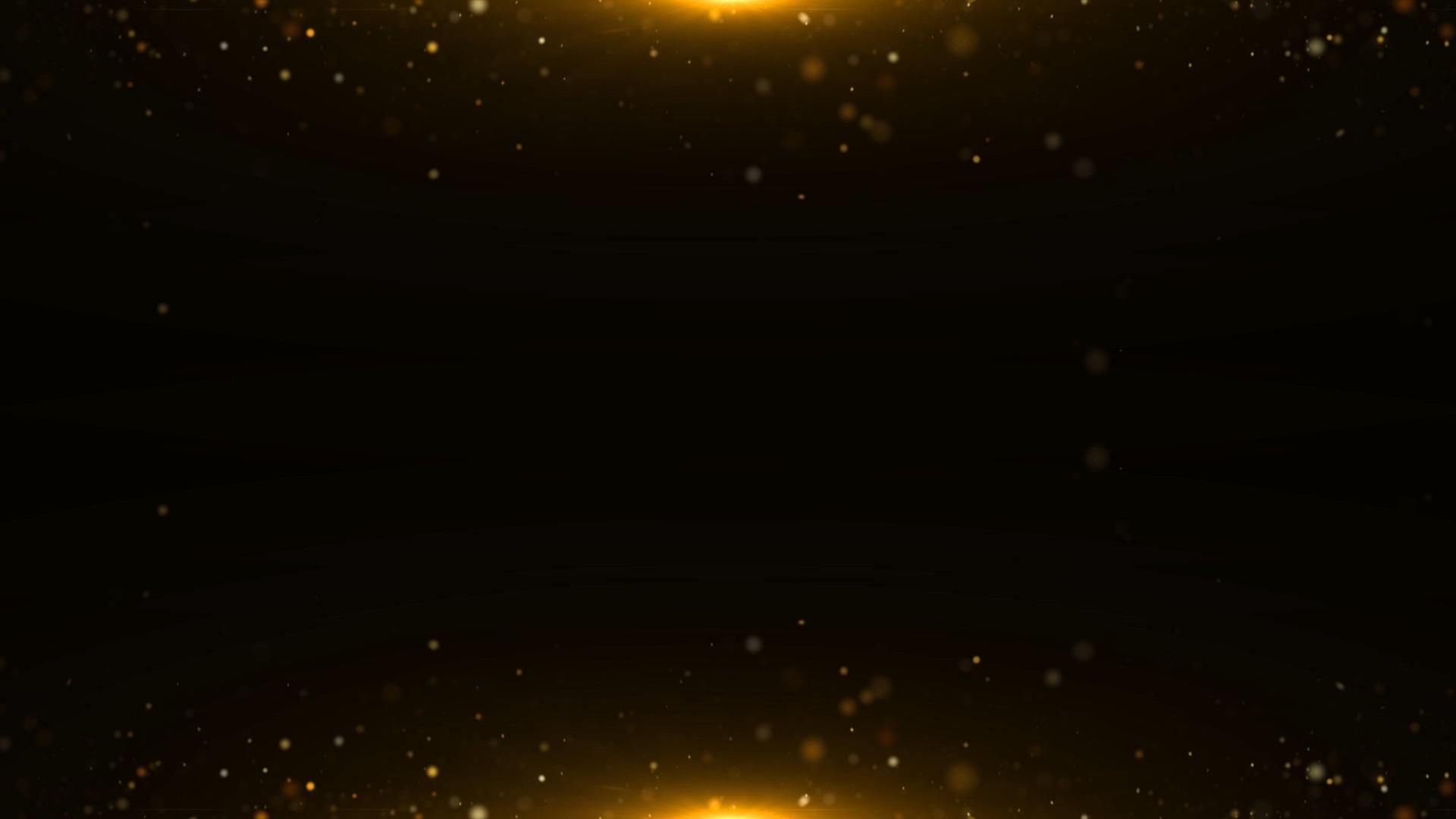 金色闪亮粒子装饰边框视频的预览图