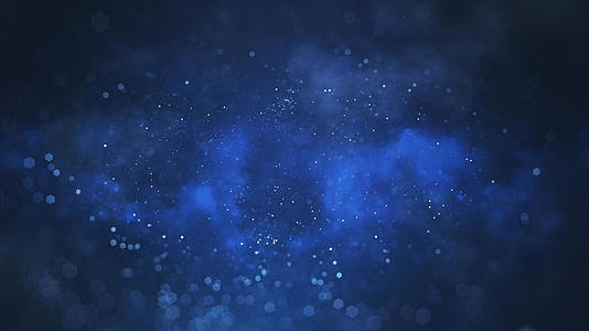 唯美蓝色星空粒子背景视频的预览图