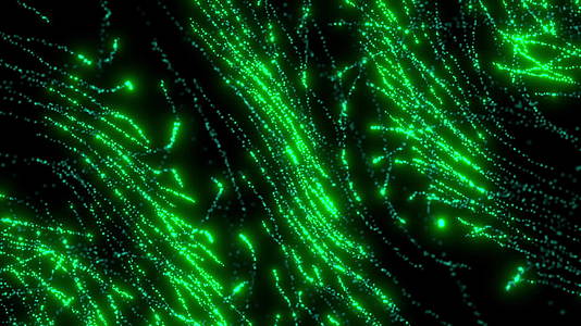科技绿线抽象多色移动条纹表面独特的设计图案视频的预览图