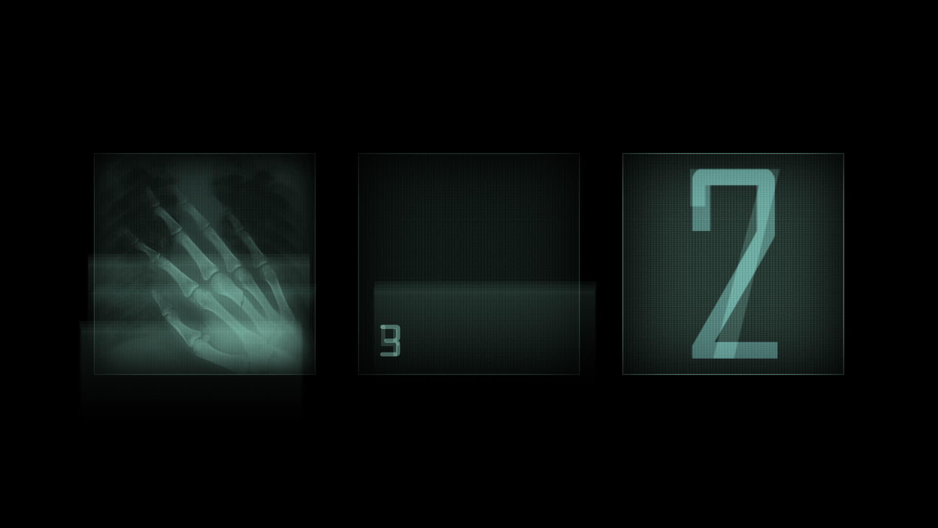 动画-X射线面板的黑色背景视频的预览图