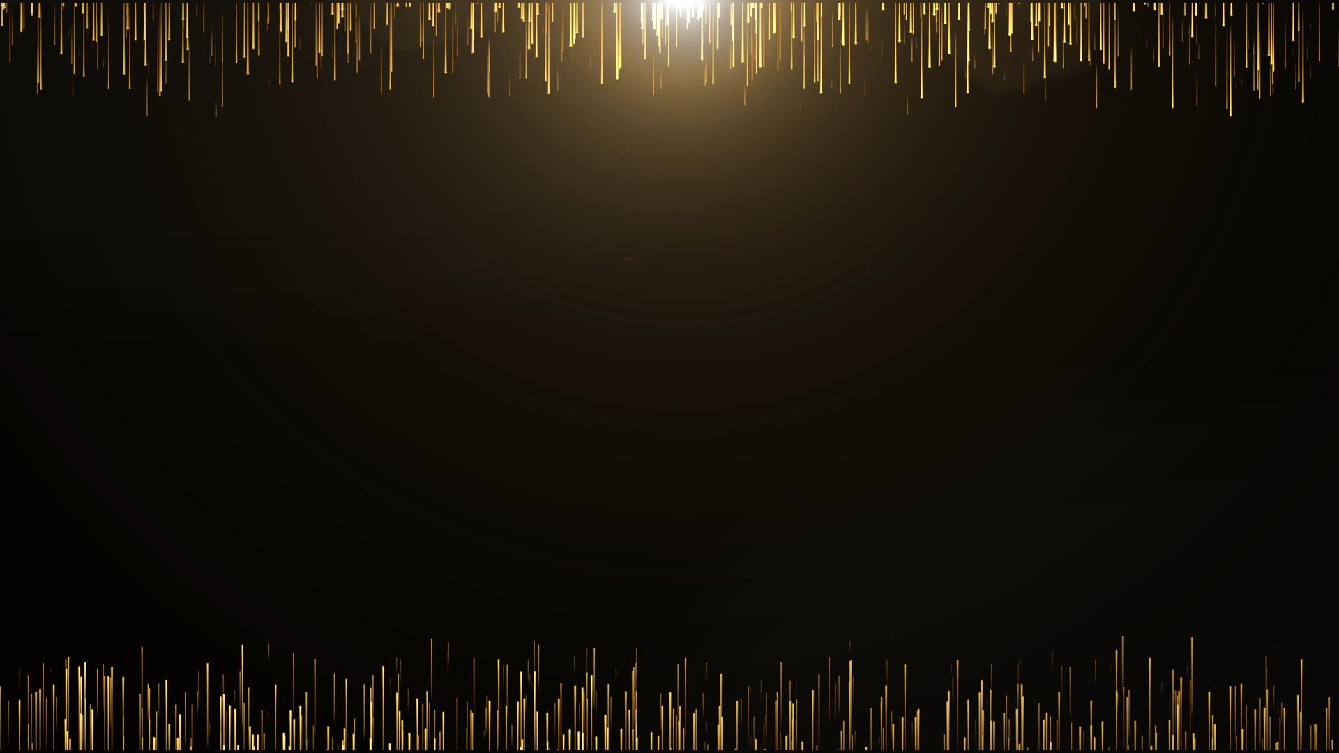 4K金色粒子光线边框视频的预览图