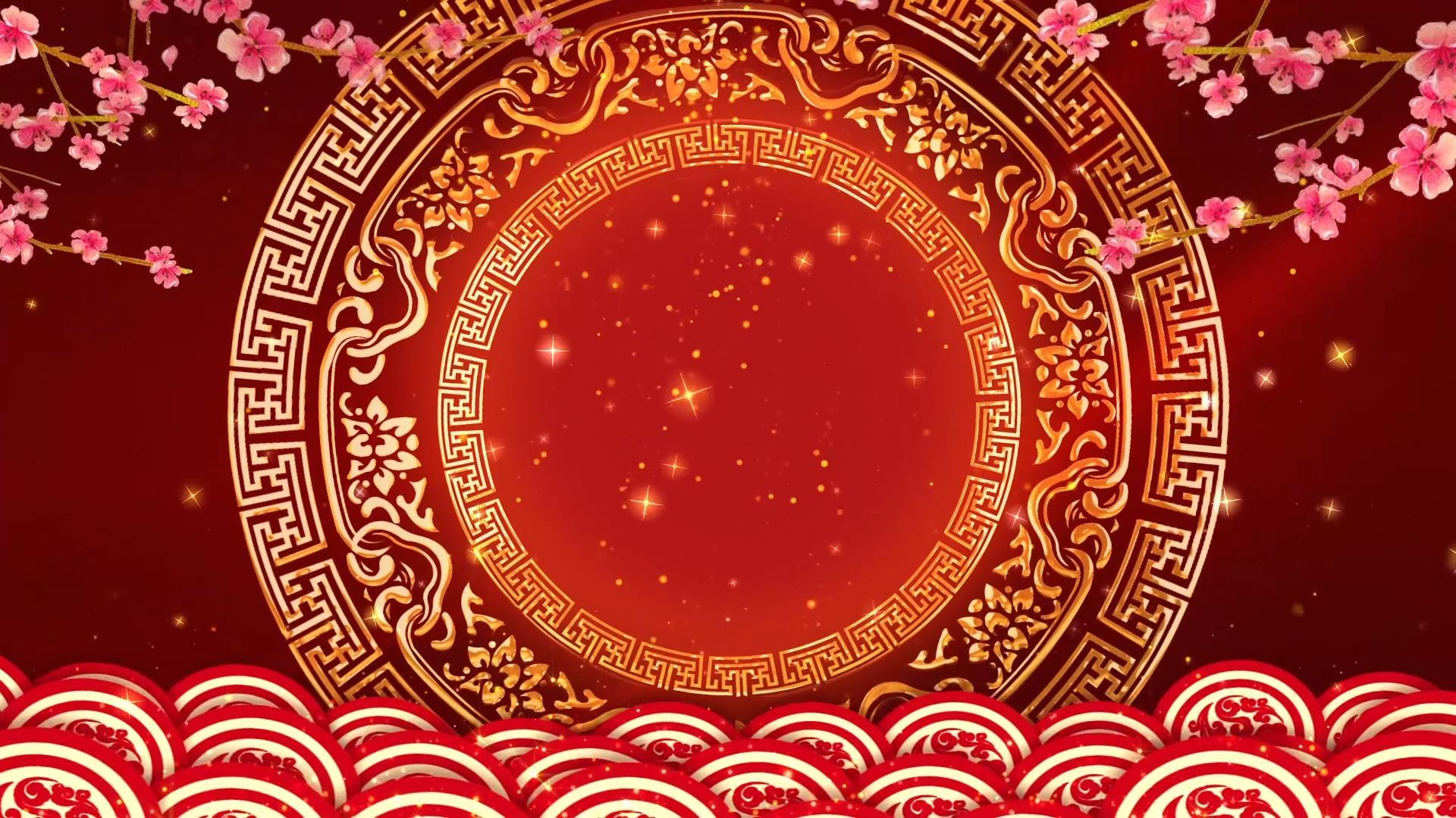 中国风传统喜庆背景视频的预览图