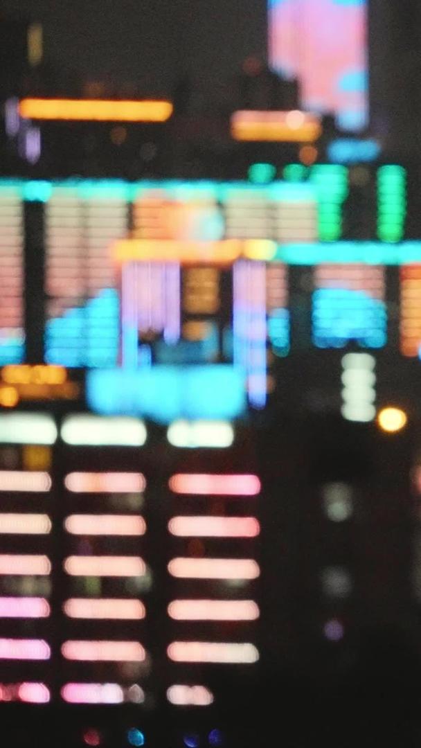 湖北旅游地标5A级黄鹤楼景区夜景素材在城市天际线高楼灯光秀背景下视频的预览图