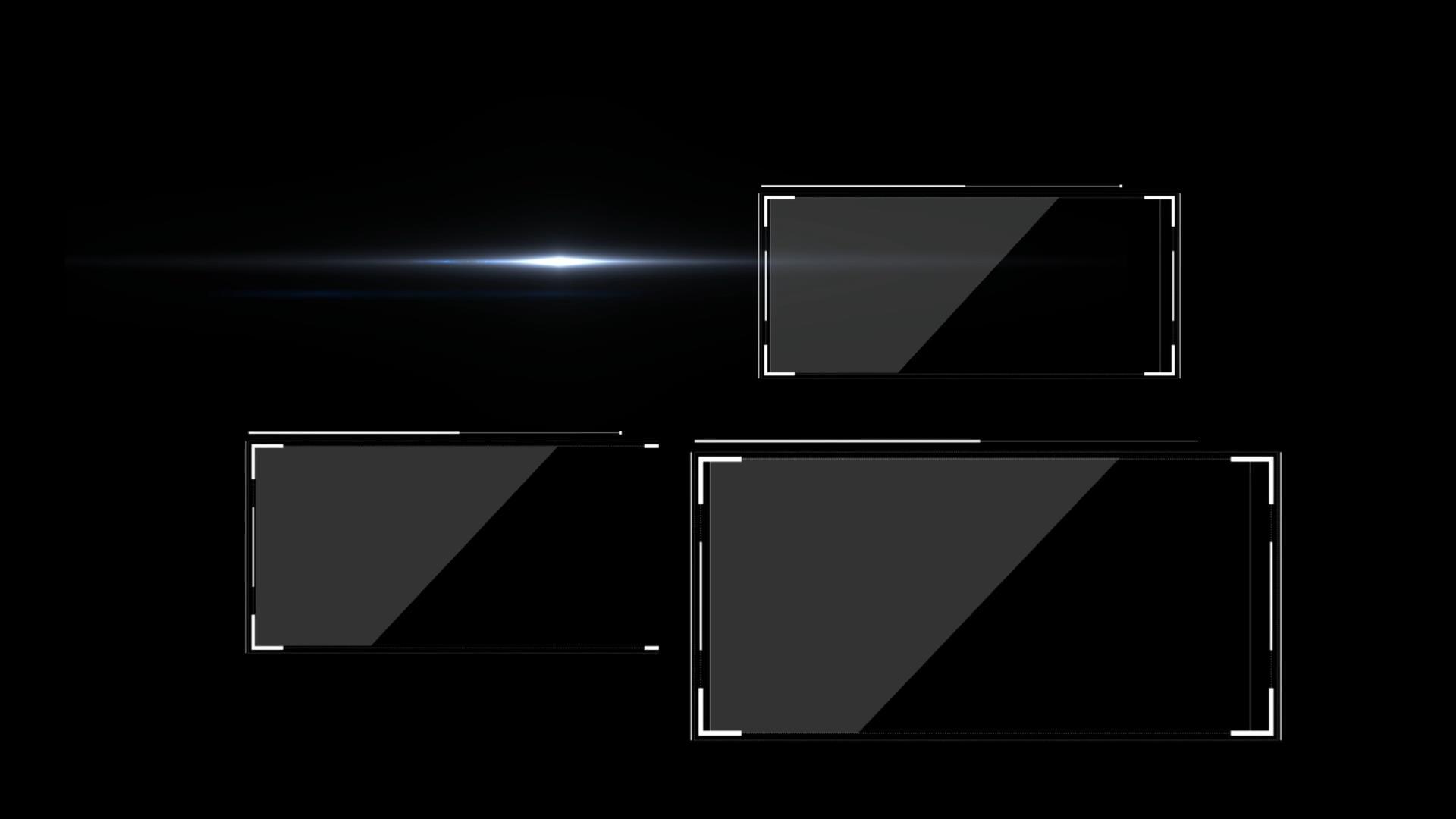 科技感边框相框透明背景视频元素视频的预览图