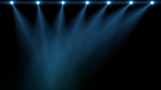 舞台灯光聚光灯阵列透明背景视频元素视频的预览图