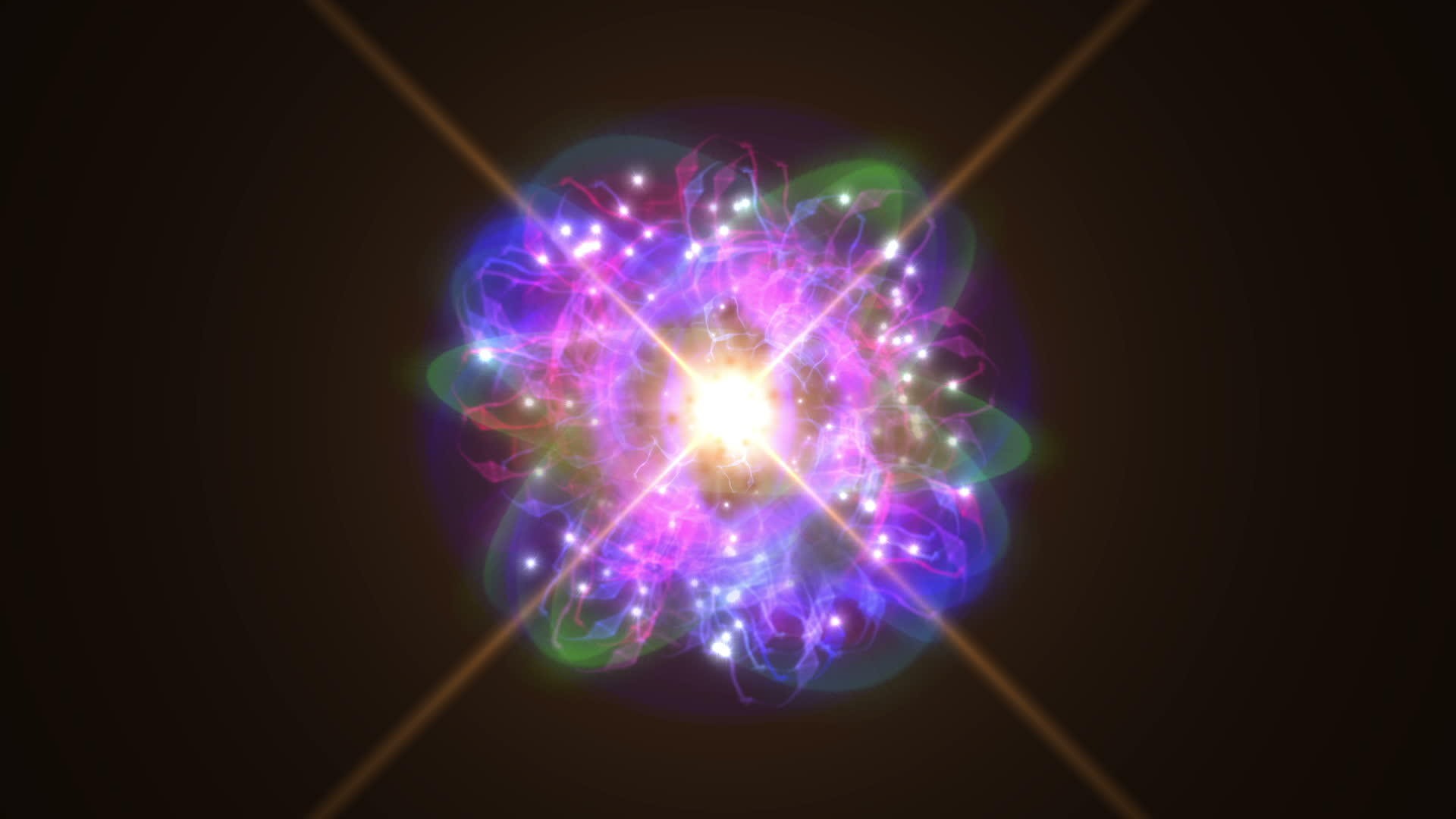 抽象魔法星轨道视频的预览图