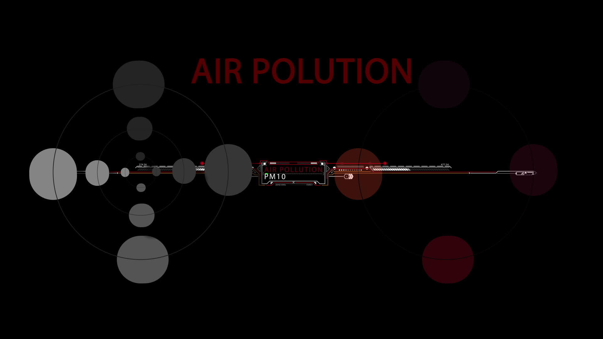在背景中单词表示空气稀释视频的预览图