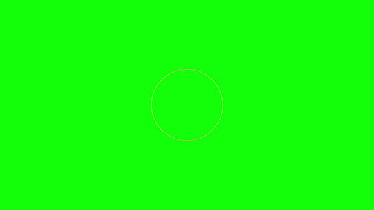 2d绿色Sceen平面黄色抽象技术几何视频动画视频的预览图