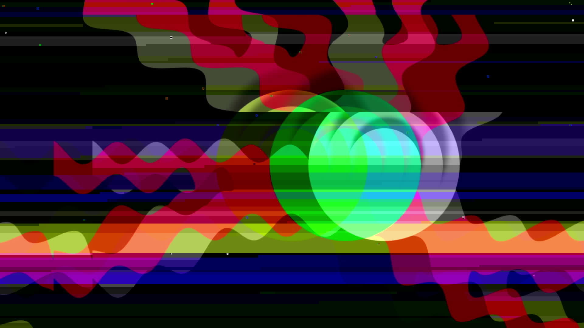 2d平面黄色抽象技术几何图像动画产生闪烁效应视频的预览图