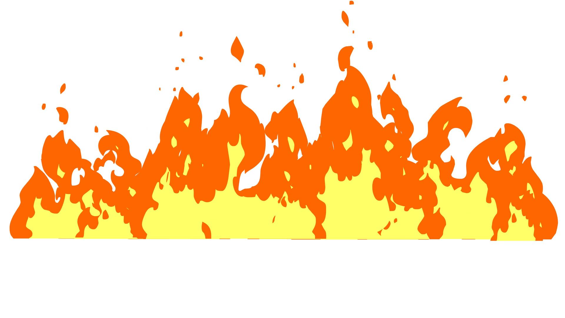 卡通火焰燃烧视频的预览图