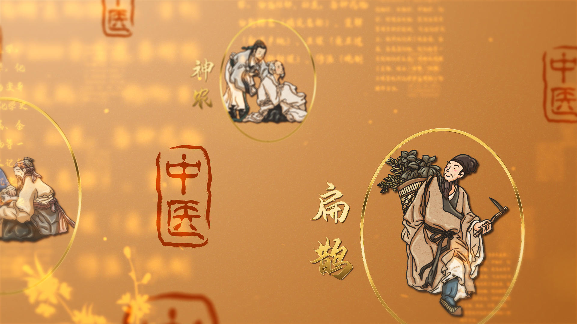 中医历史顺序片头模板视频的预览图