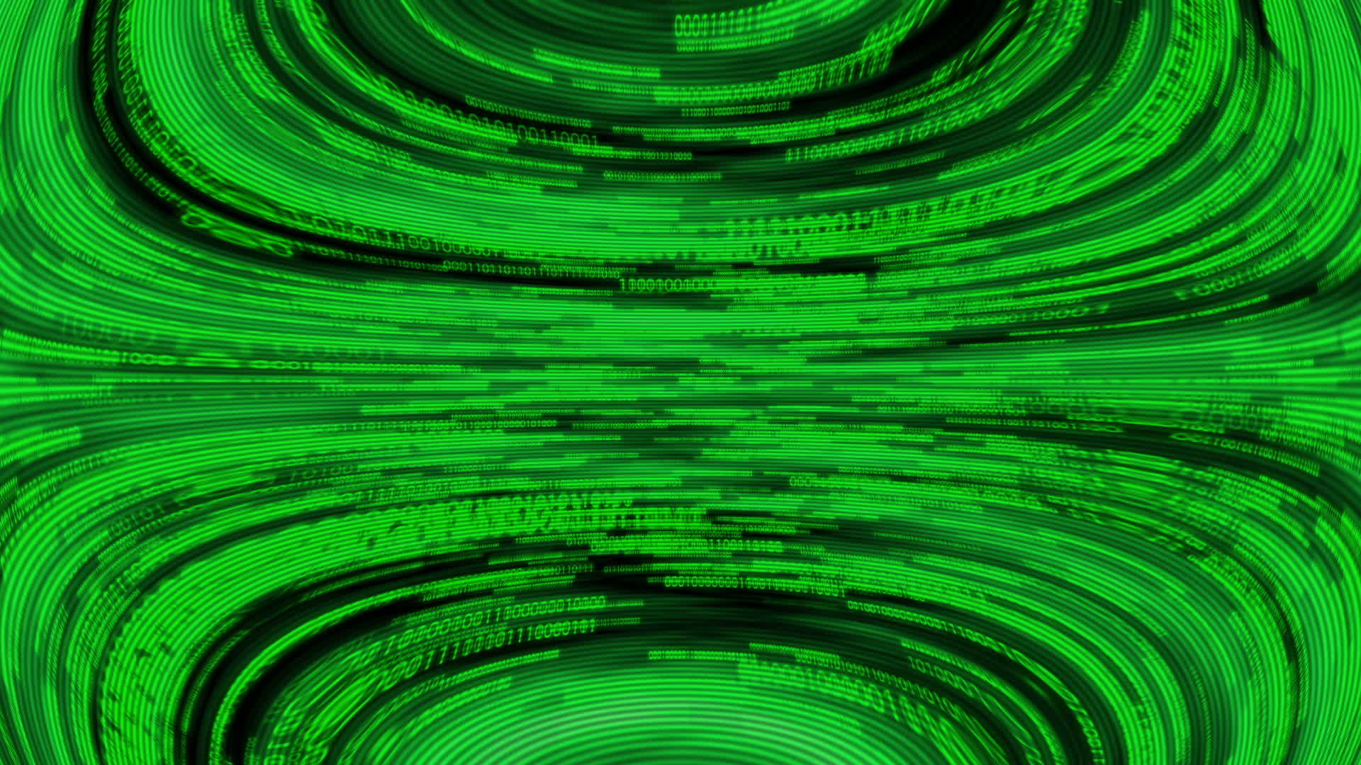 抽象的绿色二进制背景视频的预览图