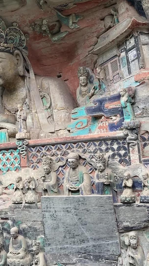 重庆大足石雕佛像群视频的预览图