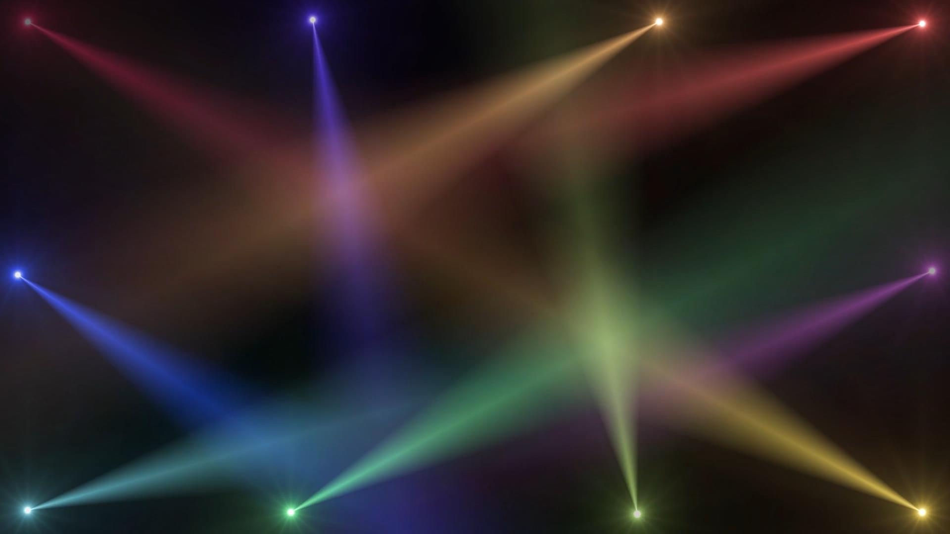 五彩缤纷灯光闪烁夜店舞台带通道视频元素视频的预览图