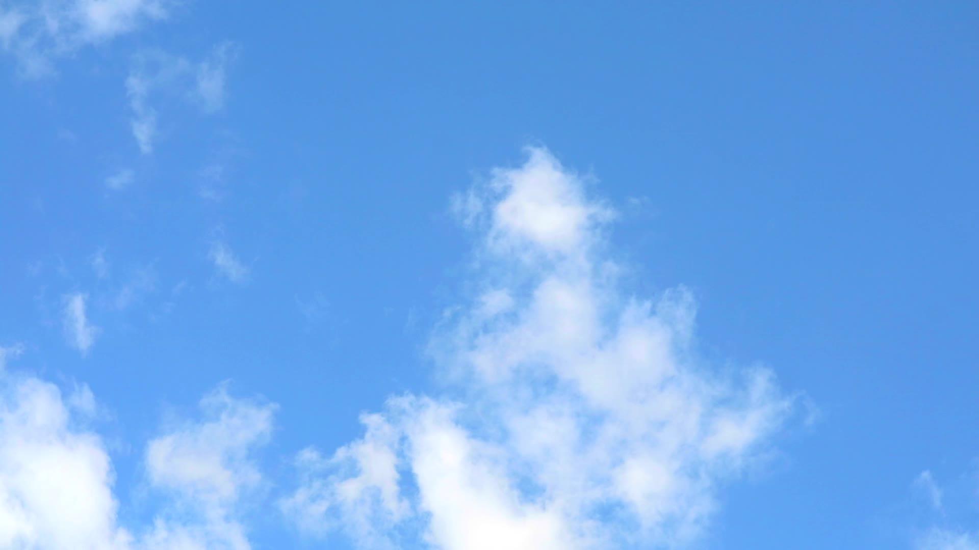蓝天有白云随风而动视频的预览图