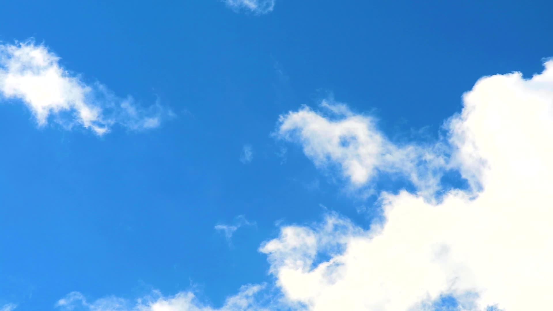 白云和蓝天视频的预览图