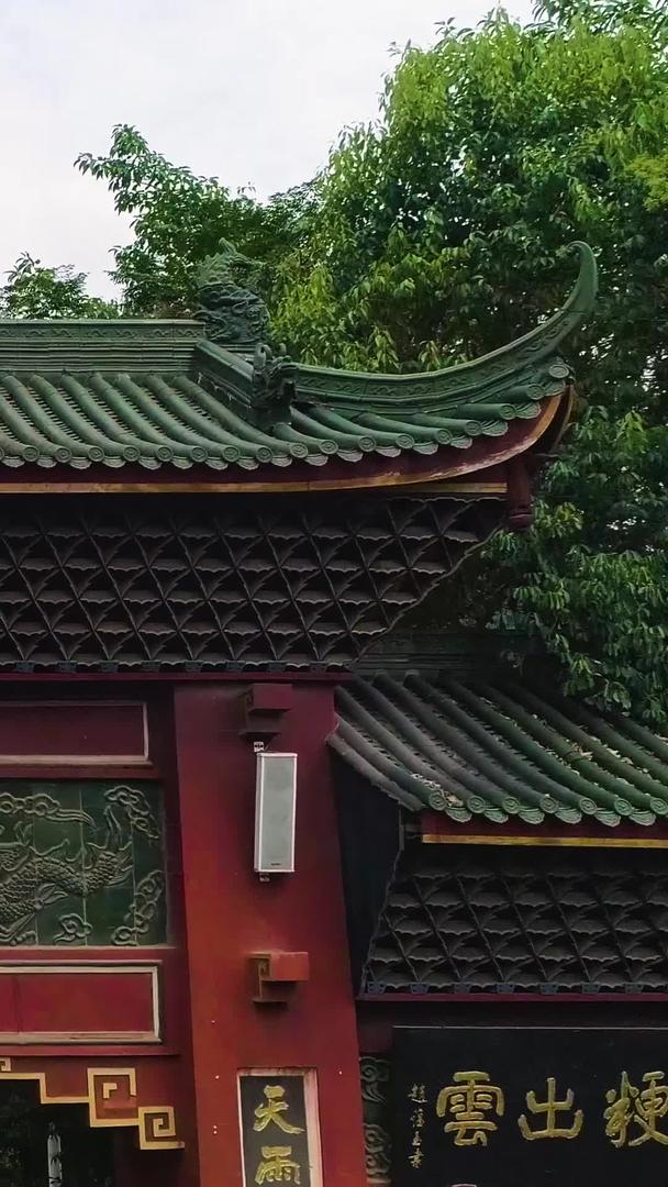 航拍新津老君山景区视频的预览图