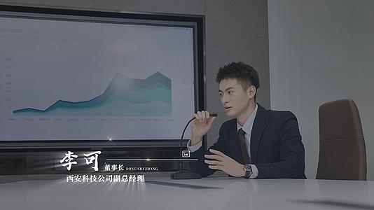 AE模板企业科技字幕条视频的预览图