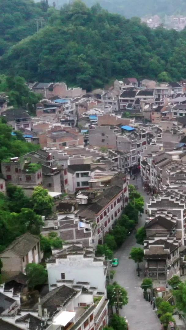 贵州古城古城古建筑航拍视频的预览图