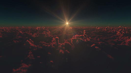 日出前云上航拍视频的预览图