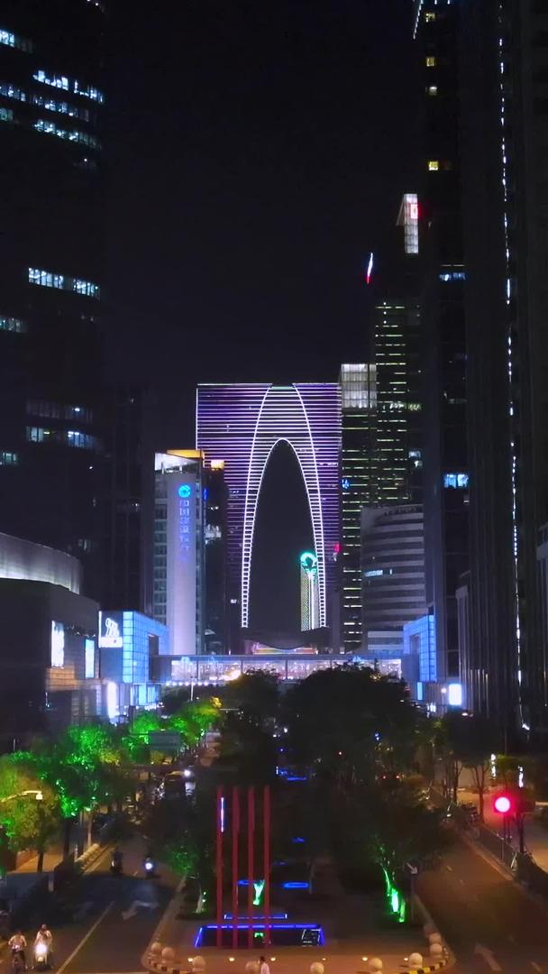 城市cbd夜景视频的预览图