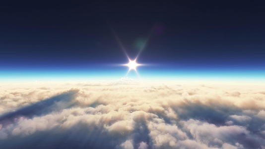 飞过日落云4k视频的预览图