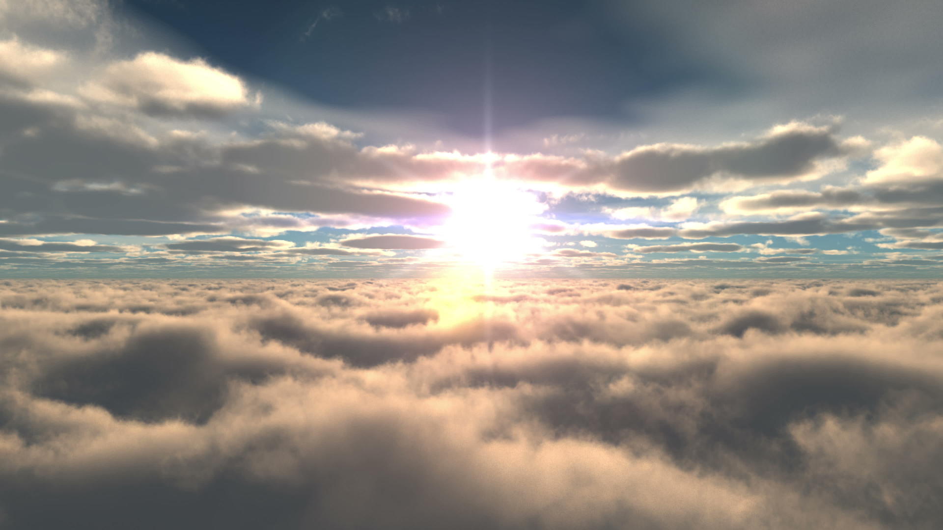 飞过日落云4k视频的预览图