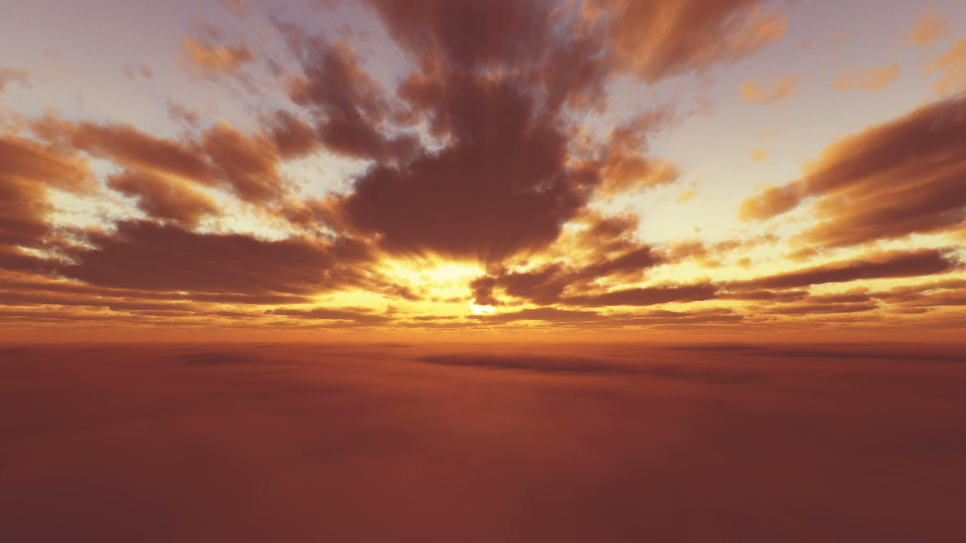 天堂日落在云端视频的预览图