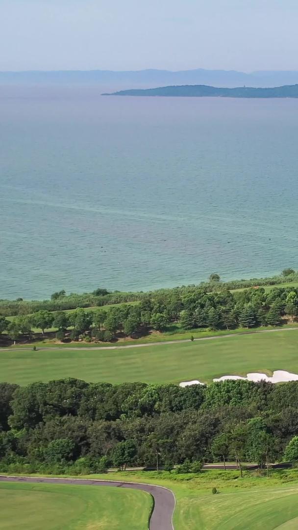 无锡太湖高尔夫球场湖边高尔夫球场视频的预览图