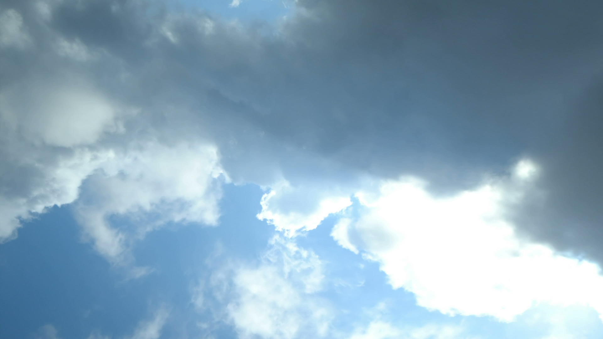 自然云层滚动自然景观天空视频的预览图