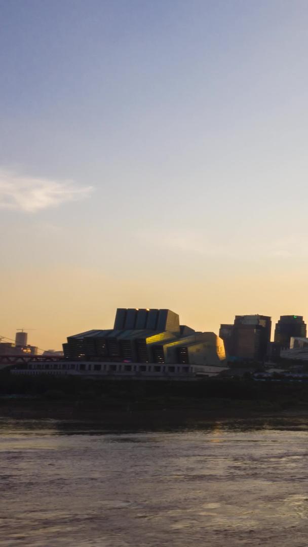 重庆全景城市地标日落延迟视频的预览图