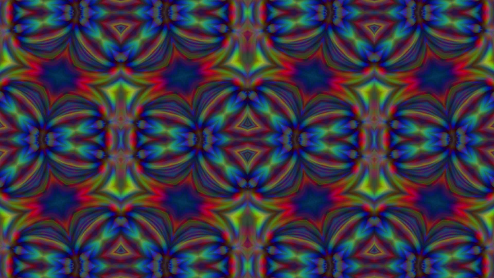 曼达拉背景具有对称模式的抽象纹理视频的预览图