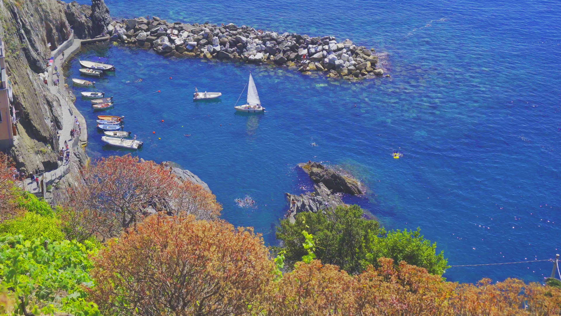 意大利美丽舒适的海湾视频的预览图