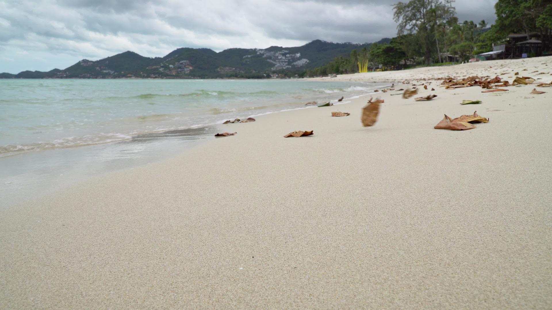 查汶海滩的白色海滩视频的预览图