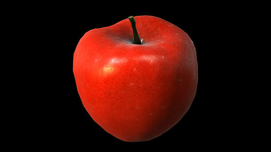 透明通道红苹果素材视频的预览图