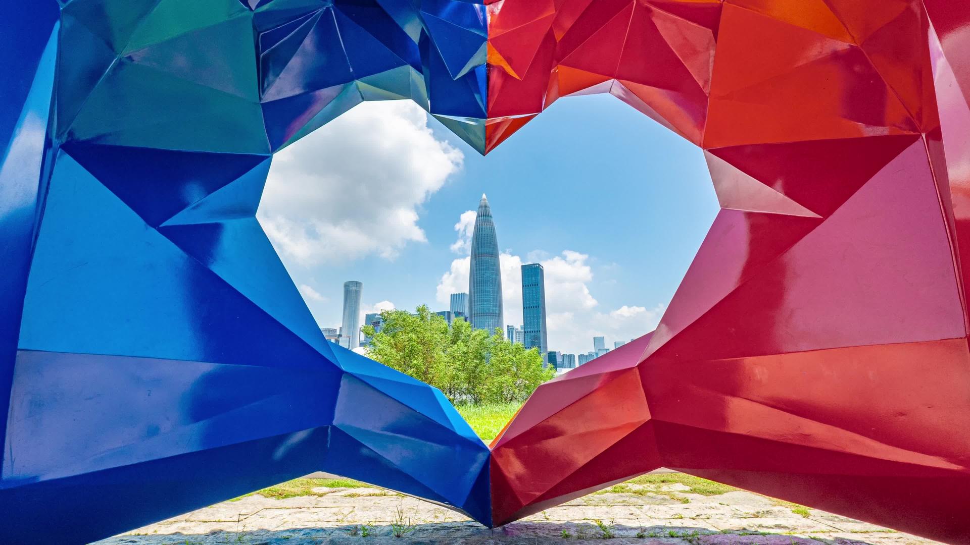 深圳华润春笋建筑延迟4k视频的预览图