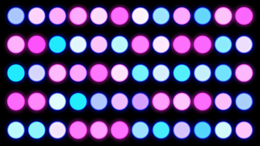 透明通道LED点阵灯光特效素材视频的预览图