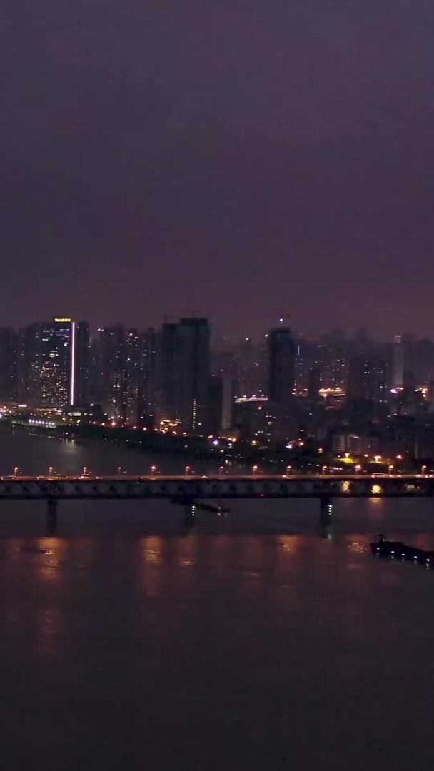 武汉城市灯光秀航拍视频的预览图