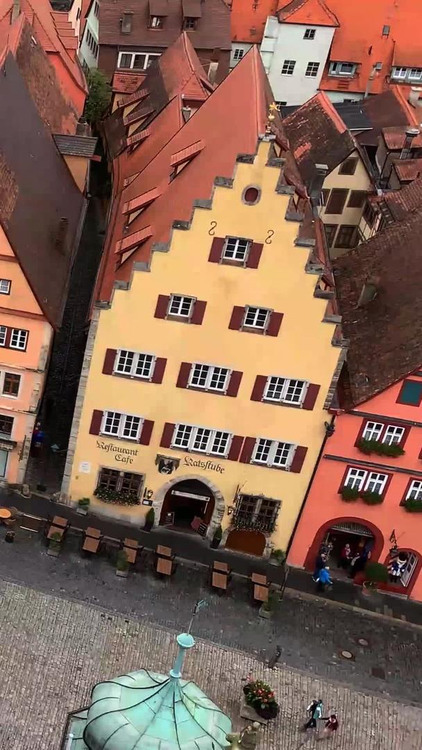 罗腾堡实拍视频集合德国著名城堡之路旅游城市视频的预览图