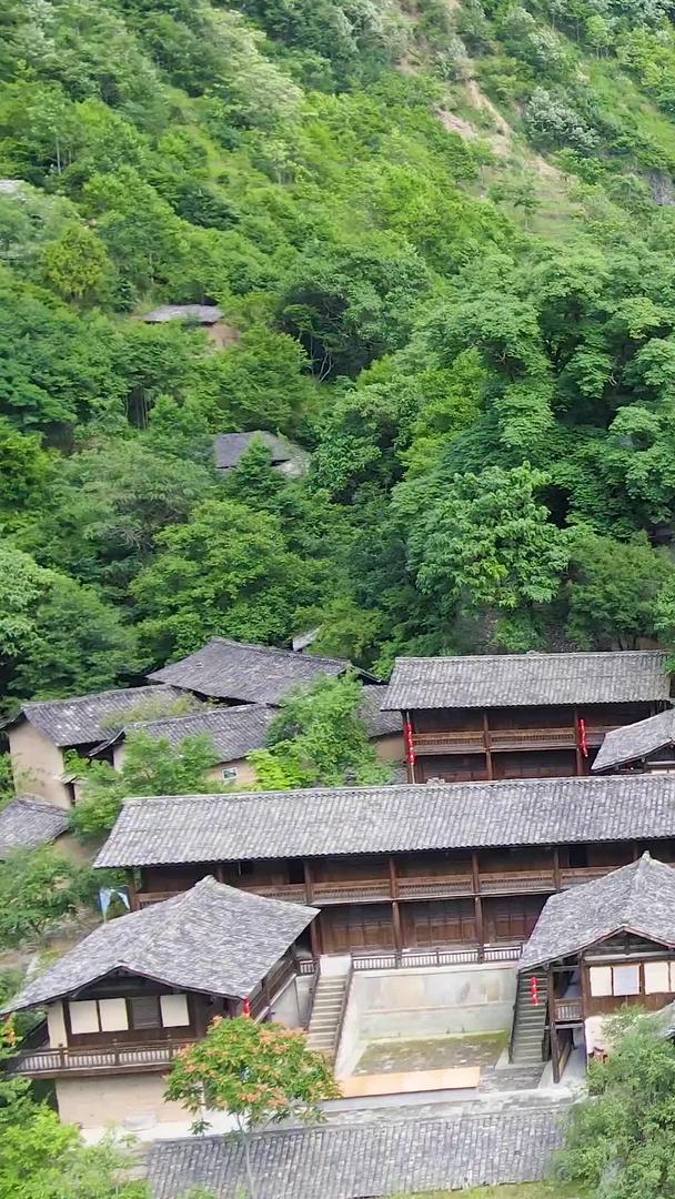甘肃省陇南传统民居保护古村落航拍视频的预览图