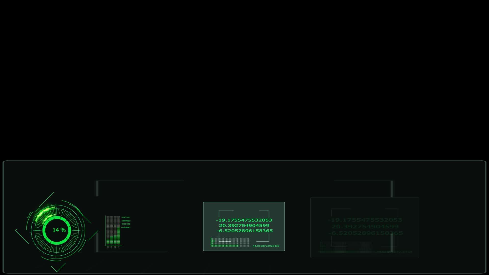 Ai为了分析黑屏上的替代能源科学雷达正在扫描视频的预览图