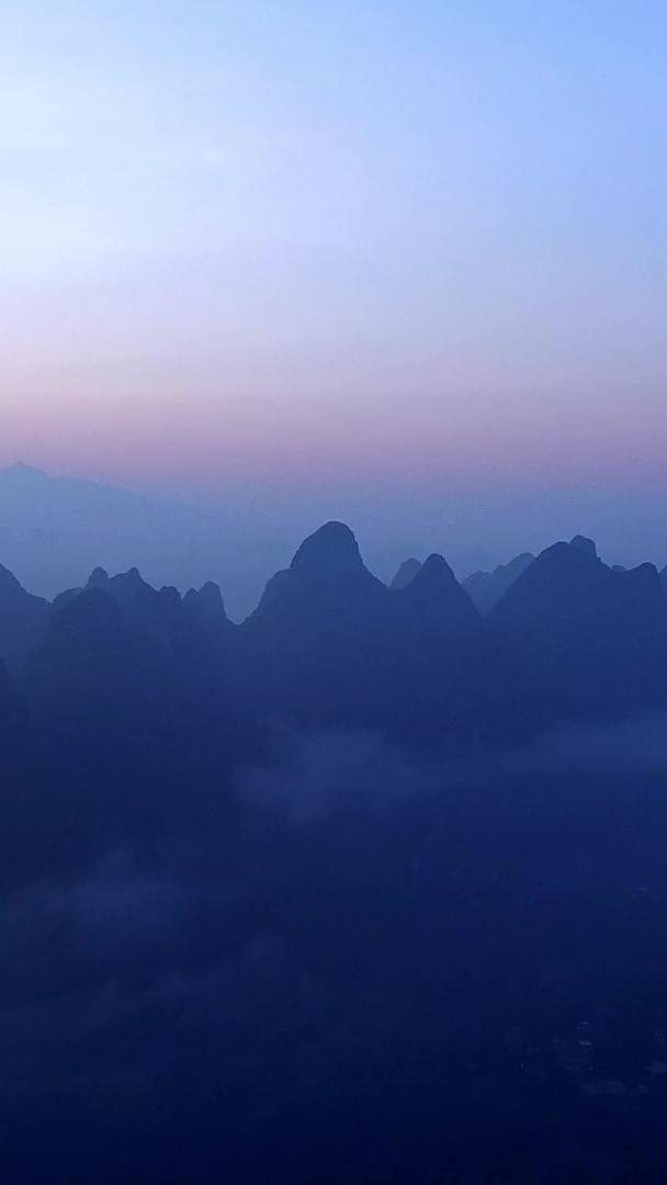 初夏桂林山水航拍全景视频的预览图