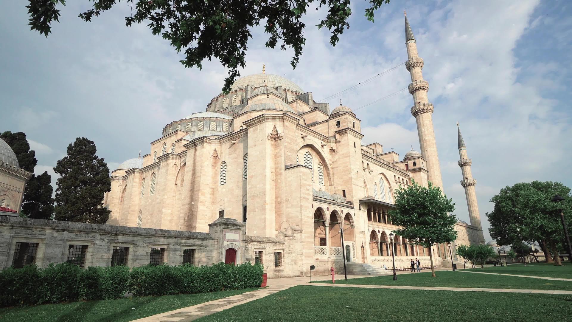 伊斯坦堡火鸡岛高贵的清真寺视频的预览图