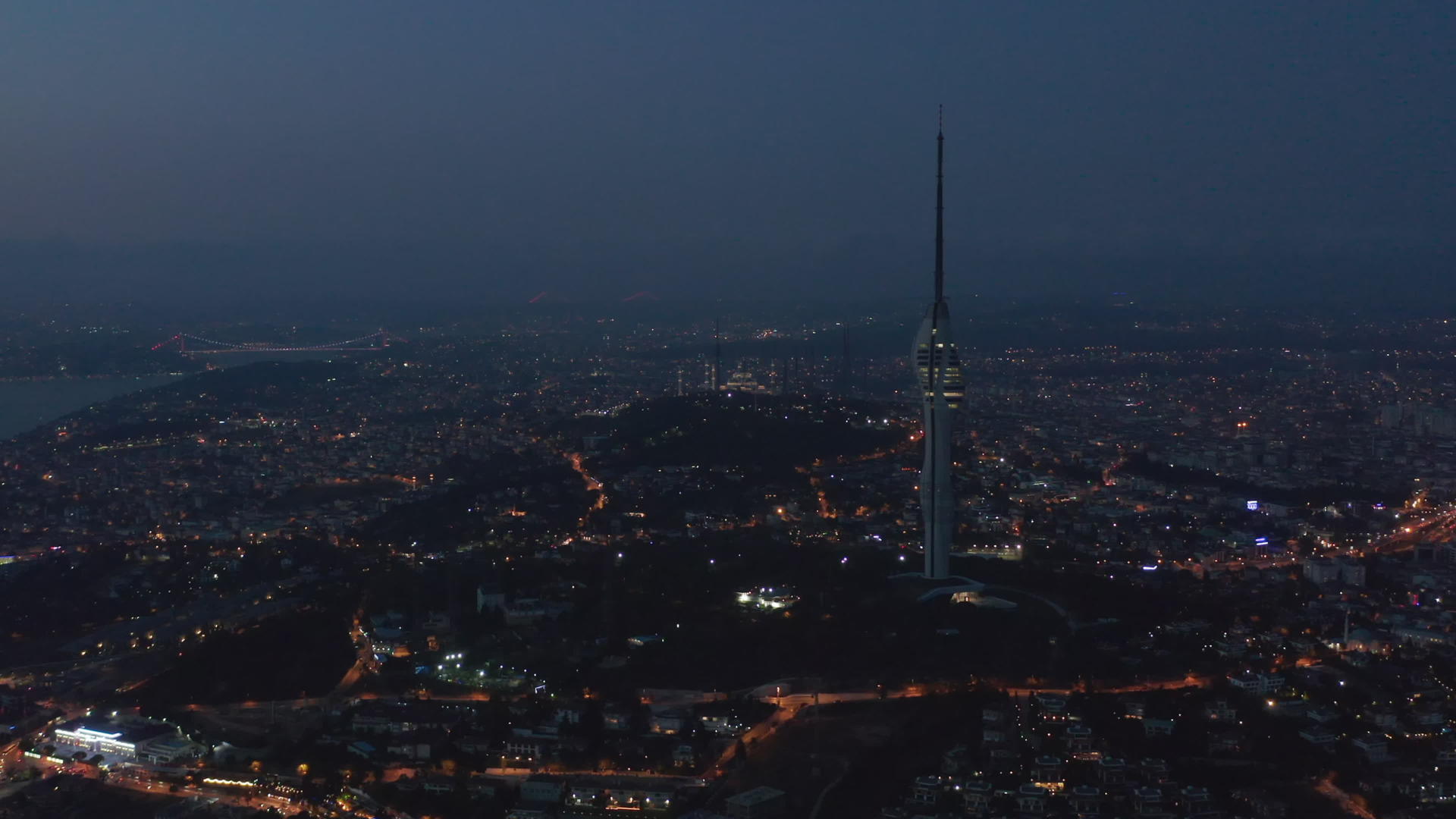 伊斯坦布尔城市天际线视频的预览图