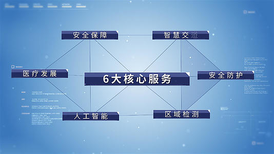 商务企业文字结构展示AE模版视频的预览图